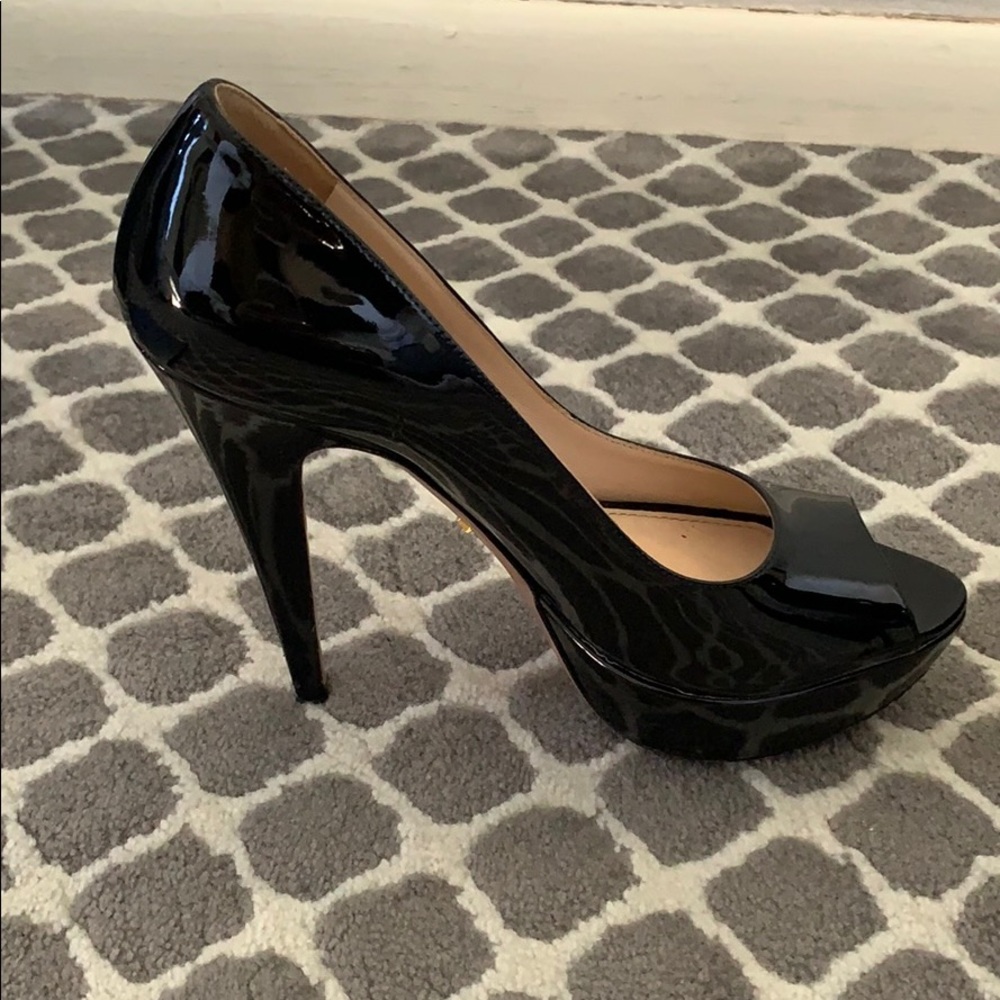 Prada shiny high heel